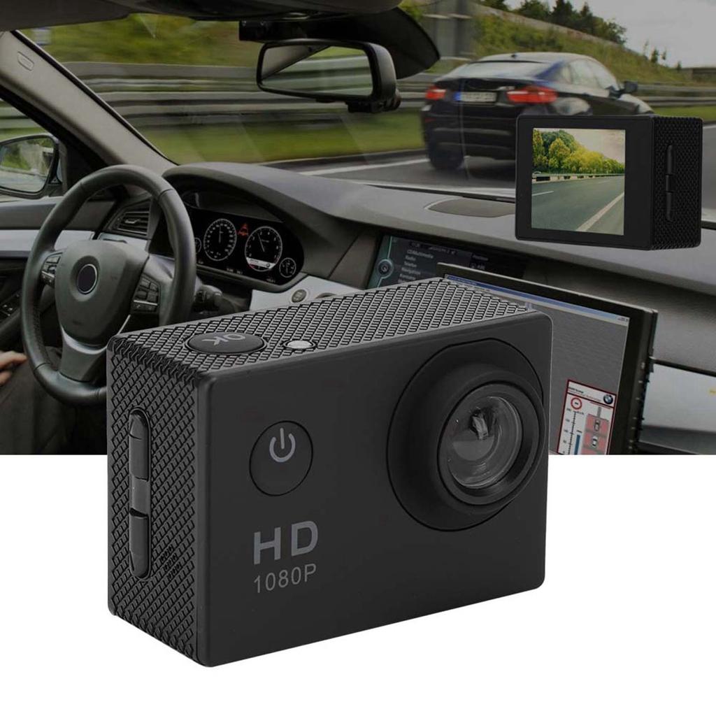 1080P Outdoor Sports Action Camera Water Resistant High Definition 140 Degree Angle Cameras