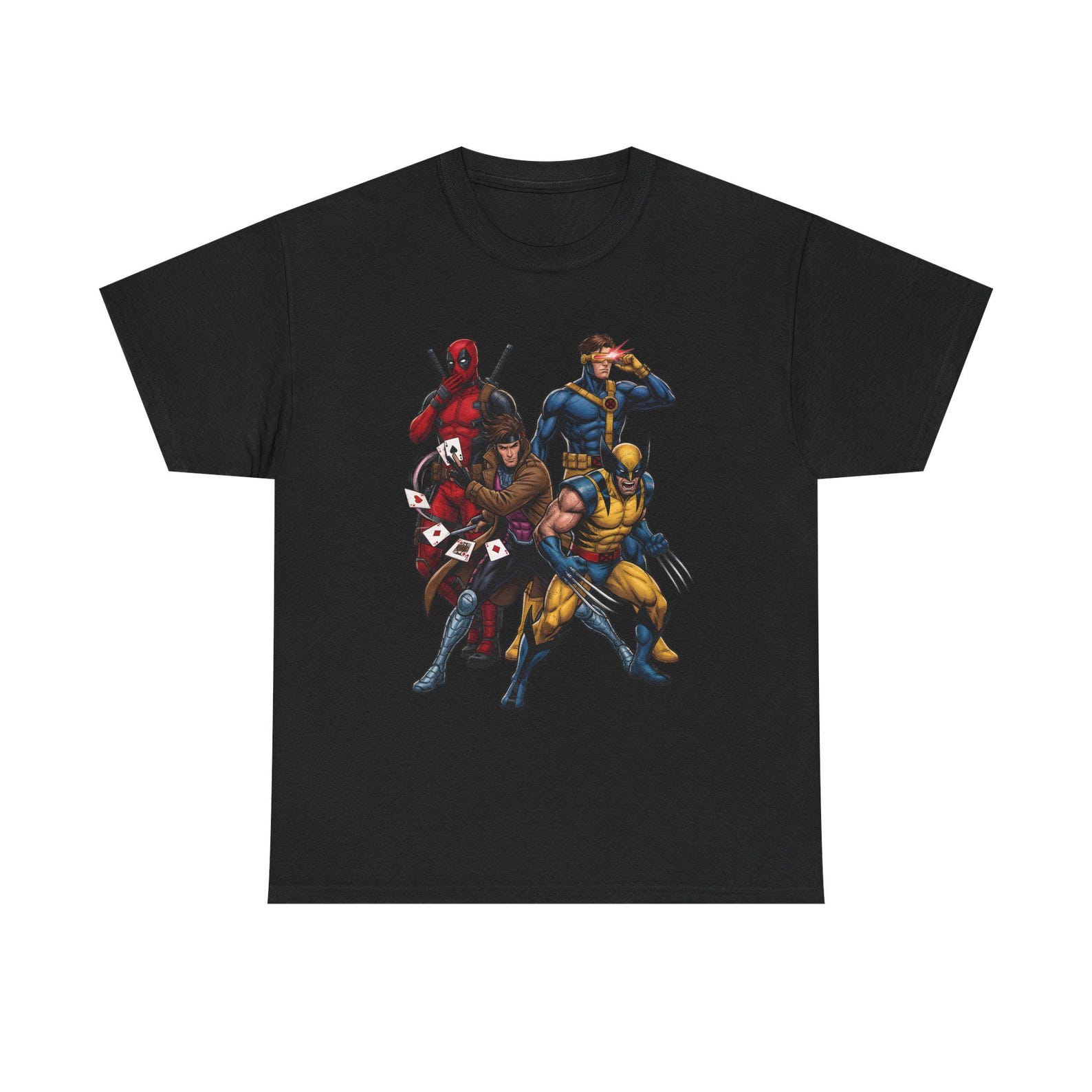 X-Men Deadpool, Wolverine ES Unisex Tee L