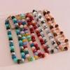 Acrylic Material Beaded Choker Irregular Bead Clavicle Chain Trendy Necklace  Jewelry Gift