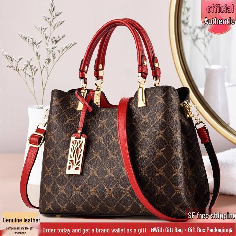 Lindy Kangaroo 2025 Genuine Leather Women's Crossbody Handbag - Soft Festival Gift for Mom with Gift Box