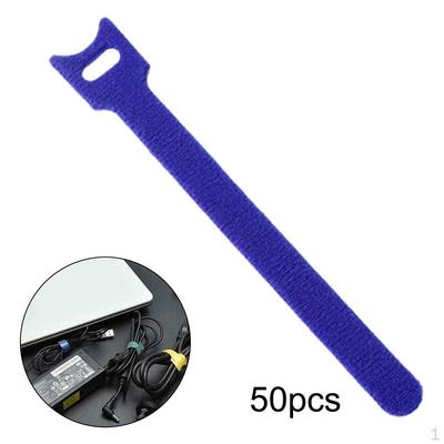 50Pack Extension Cord Holder Organizer Cable Ties Straps for Earbud Headphones Phones Electronics