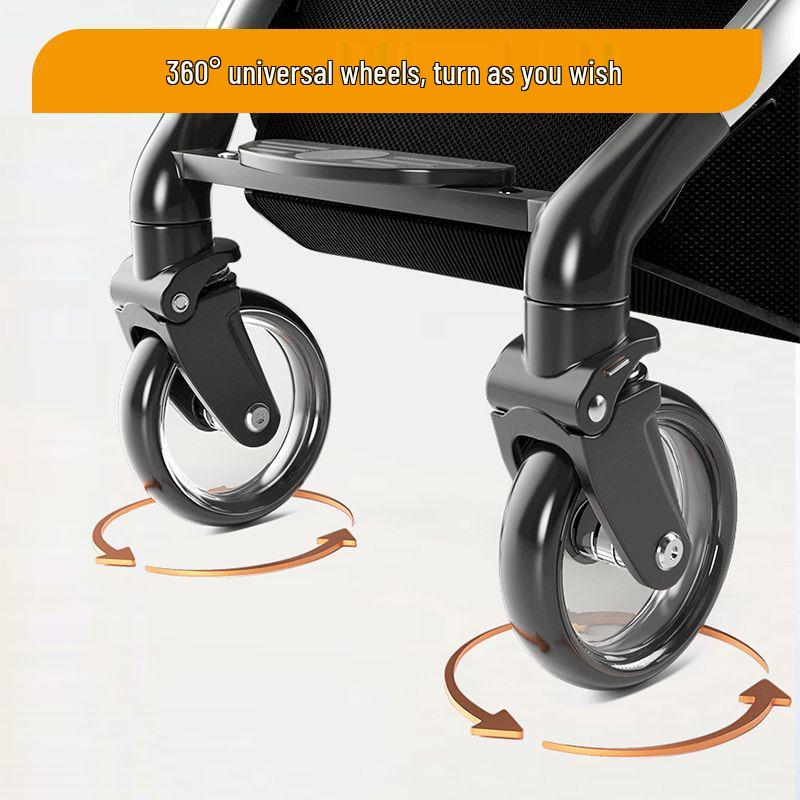 Bello Aluminum Drawbar Pet Stroller: Foldable Travel Bag for Cats and Dogs