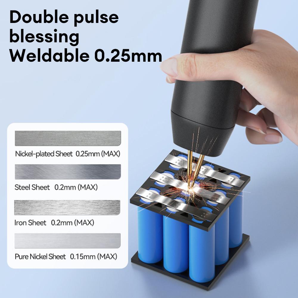 11 Gears Adjustable Spot Welder Portable Handheld Battery Spot Welding Machine Energy Storage Spot Welding Device
