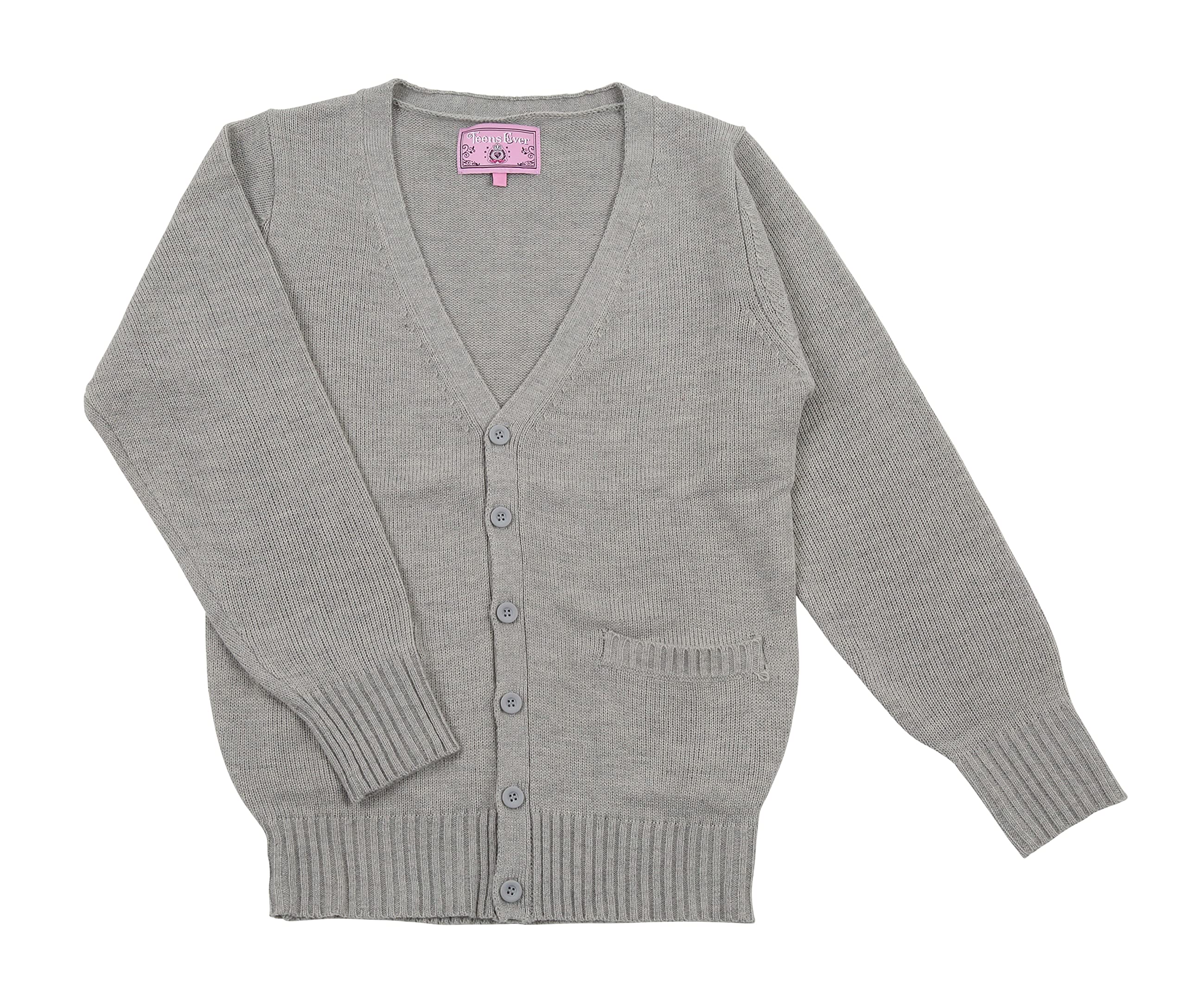 

Clearstone Teens Ever Cosplay Halloween Uniform Cardigan L Heather Gray Women s