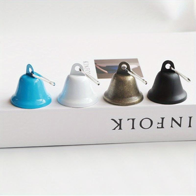 10pcs Christmas Decoration Bell Temple Retro Open Hand-cranked Metal Horn Bell Bell-shaped Bell 38mm Bronze Bell