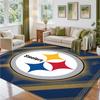 Covor din Catifea Cristal cu Design Pittsburgh Steelers Covoraș Decorativ Moale pentru Dormitor Intrare