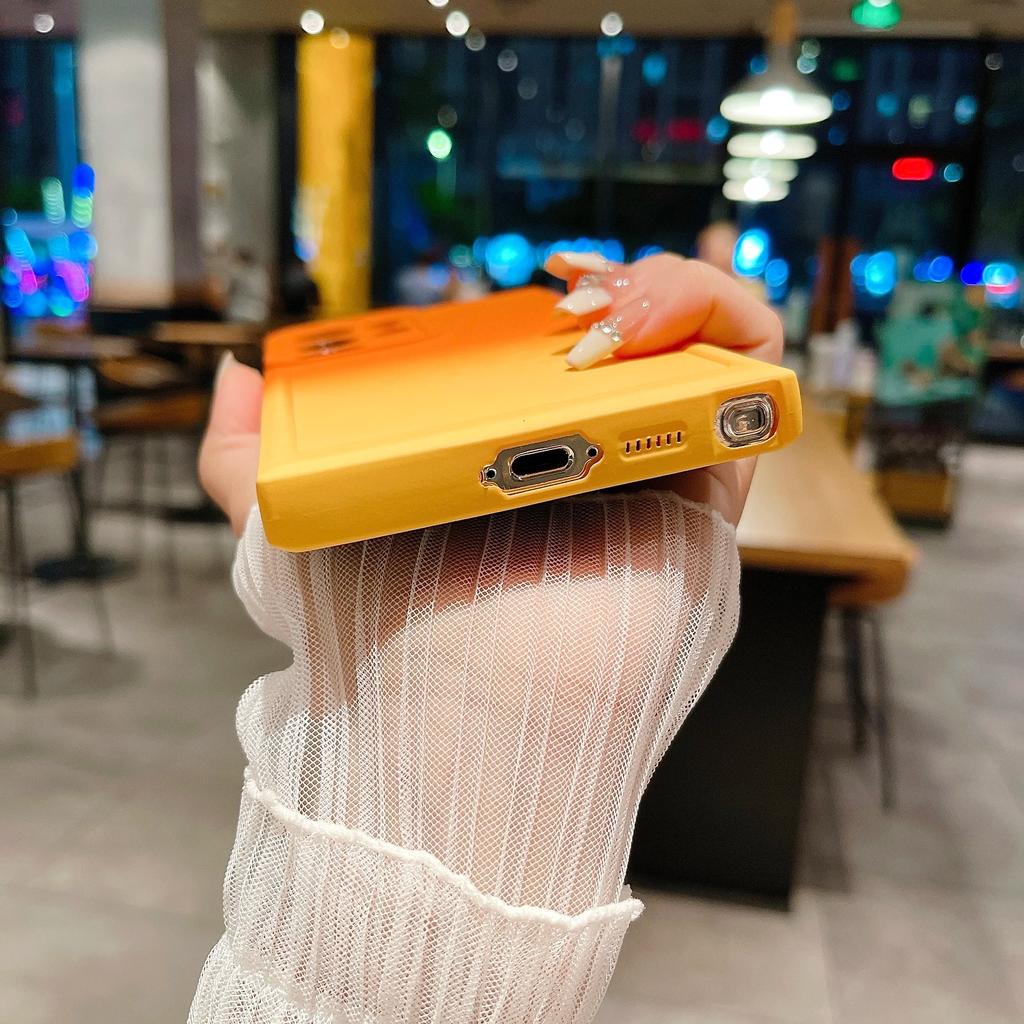 Liquid Silicone Gradient Phone Case For Samsung S24 S23 S22 S21 S20 FE S10 S9 S8 Note 20 Ultra 10 Plus 9 Soft Cover