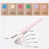 Portable Punch Needle Set Featuring Adjustable Head Ergonomic Designs and Carry Case for Easy Crafting Organization
