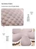 Cross-Border Ice Silk Velvet Flower Seat & Sofa Cushion