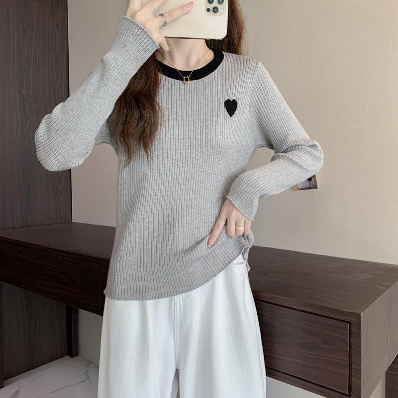 DAFIFY Dámská móda Ležérní Podzim Zima Jednobarevné svetry s dlouhým rukávem a výstřihem do O