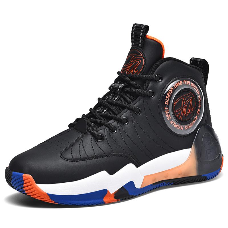 

Новая мужская спортивная обувь, модная сетчатая дышащая спортивная повседневная баскетбольная обувь 44 чёрный