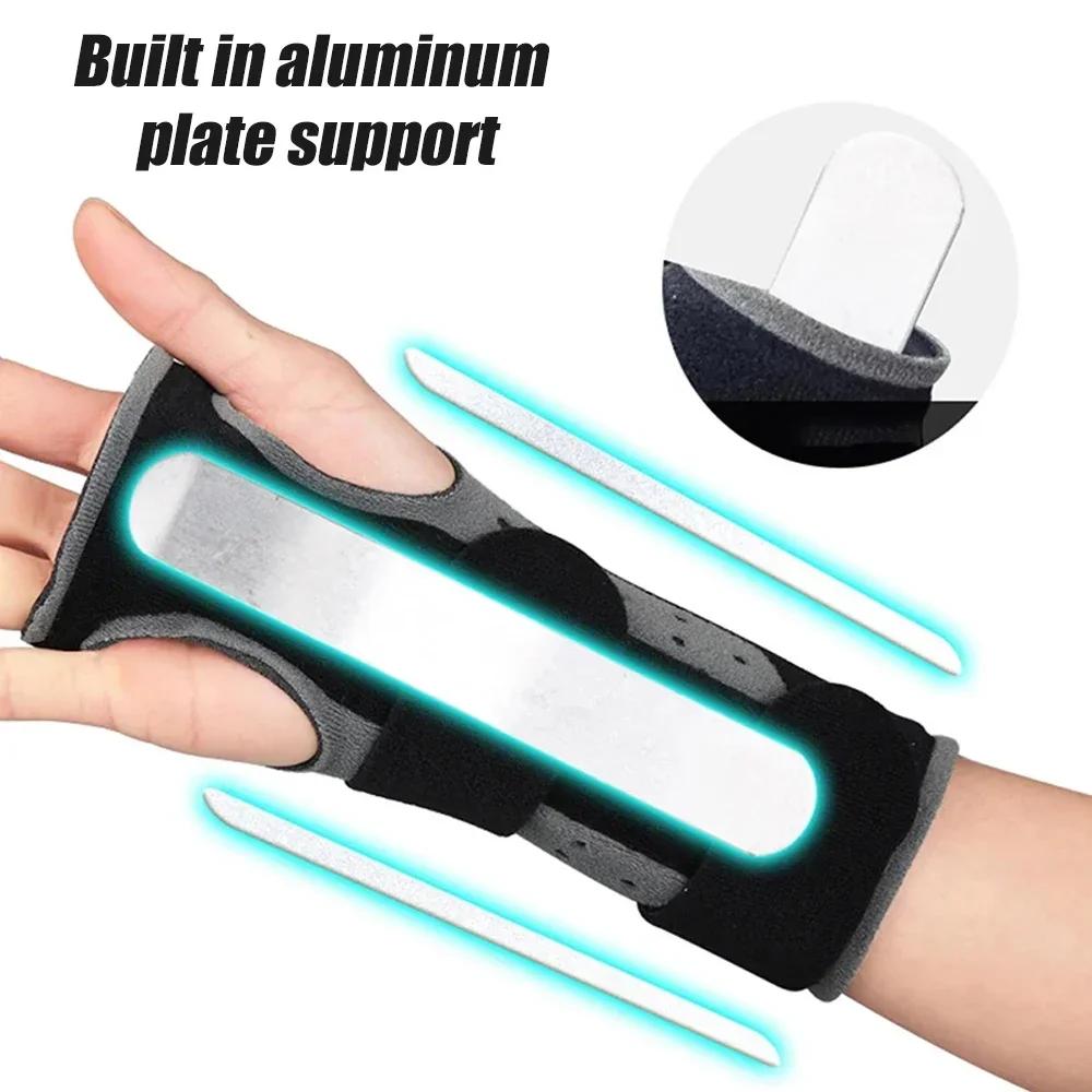 1 Pcs Wrist Support Brace Sleeping With Metal Splints, Adjustable Hand Support For Tendonitis, Arthritis, Injuries, Wrist Pain