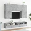 VidaXL Wall-mounted TV Cabinet Concrete Grey 100x30x30 Cm Engineered Wood 836888