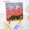 DIY Digital Landscape Oil Painting Coloring Hand Filled Painting Paint By Number Children's Coloring Decorative Landscape
