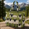 Large Capacity Tote Bag Digital Print Quilted Single Shoulder Hand Carry Casual Travel