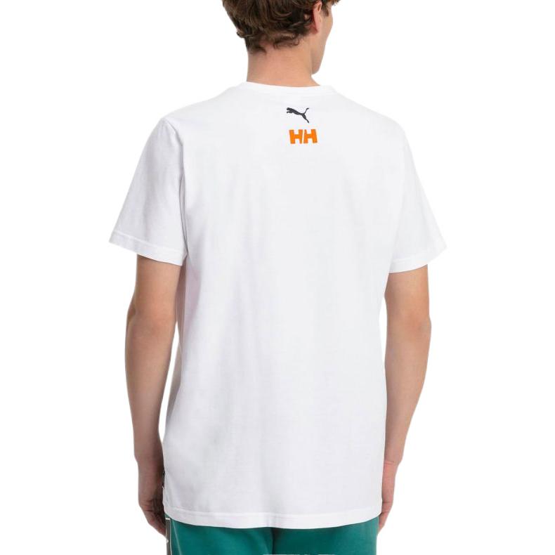 Puma Helly Hansen Co-Branded Short Sleeve T-Shirt Men Tops White 597085-02