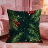 Cchristmas Cushion Cover Premium Comfort Reversible Pillow Cove Two In One Design For Any Room  Car Interior