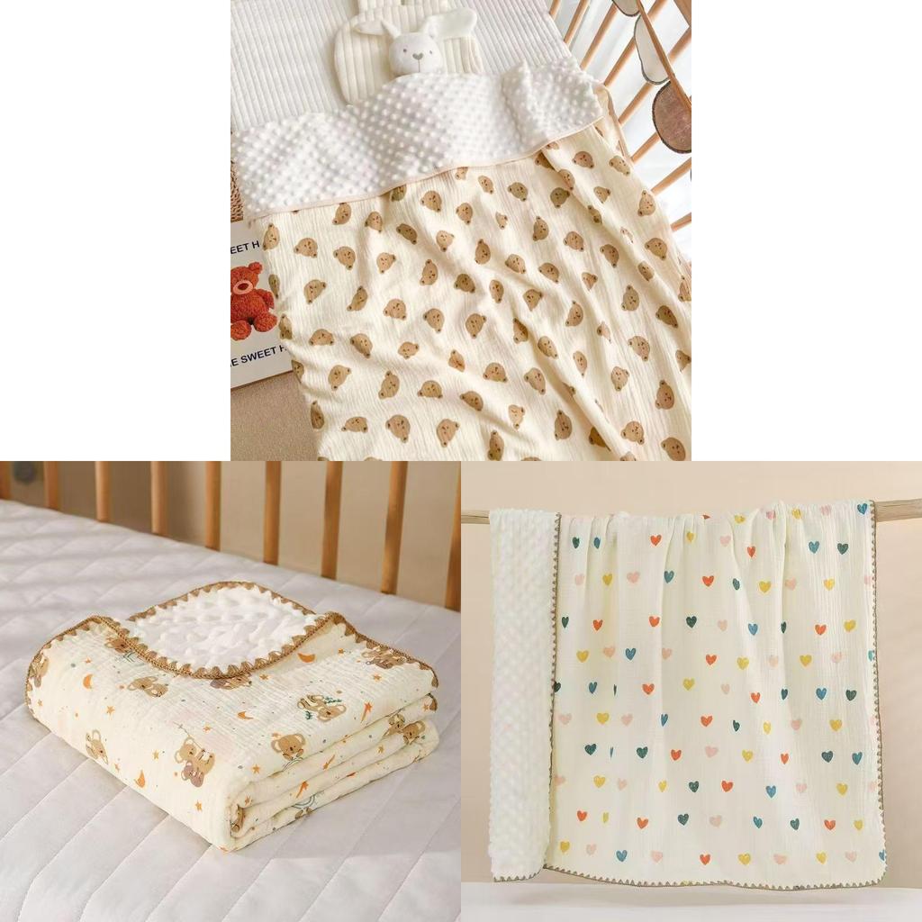 Baby Swaddle Blanket With Cotton Filling For Newborns And Infant Sleep Comfort