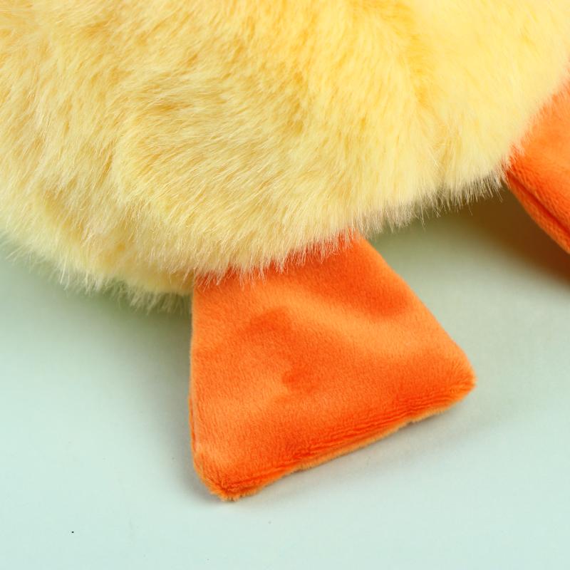 Cute Yellow Duck Plush Pencil Case Soft Stuffed Animal Pen Bag Multifunctional Pencil Case For Kids Students Stationery Gifts