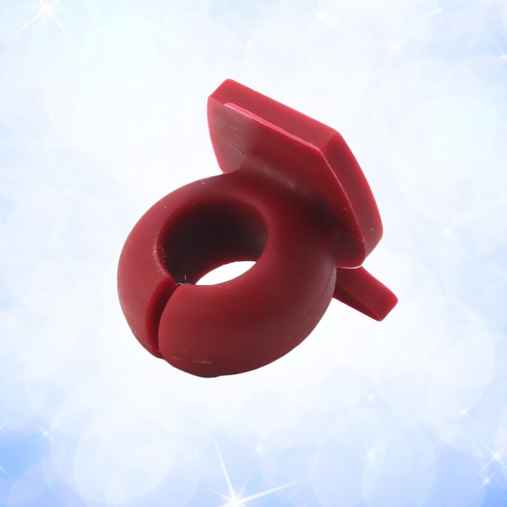 8 Pcs Glass Marker Silicone Cup Identifier Labels Bar Supplies Red Charms Glass Identification Marker Tagging Solutions