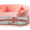 Jewelry Container with Rotatable Drawers Cosmetic Storage Box for Lipstick Dorms