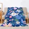 Flowers Will Bloom for You Kid's Blanket King Size Home Interior Fluffy Soft Blankets &amp; Throws Bed Throw Knitted Plaid Knee Nap