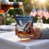 250Th Anniversary Whiskey Glass Usa Patriotic Drinking Cup American History Memorial Gift For 4Th Of July Independence Day