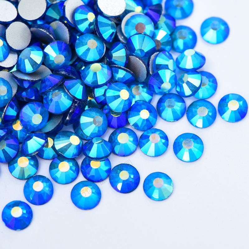 Nail Art Rhinestone Crystal Glass Accessories Diy Flat-Bottomed Drill, Mobile Phone Case Colorful Guomao A Diamond Accessories Accessories Accessories