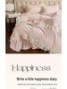 G5Z Princess Milk Velvet 4-Piece Set: Extra Thick French Lace Bedspread & Fitted Sheet