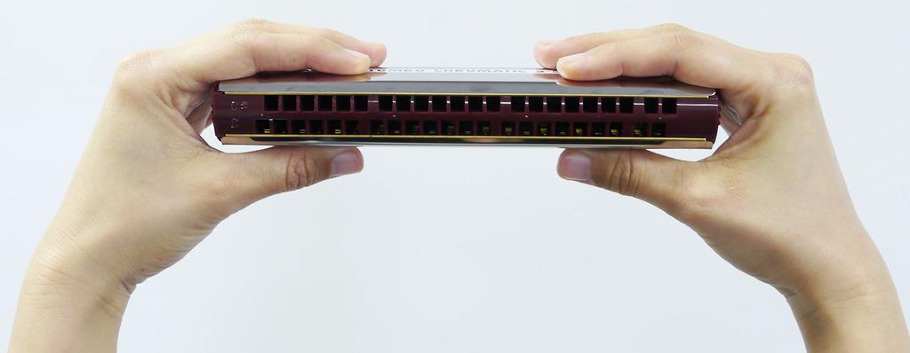 TOMBO chromatische Mundharmonika 44 Löcher einzeln S-50