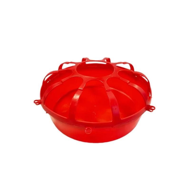 Simple Chicken Feeder Food Container Waterer Bowl for Poultry Small Bird Chickens and Ducks Quails Feeding Supply