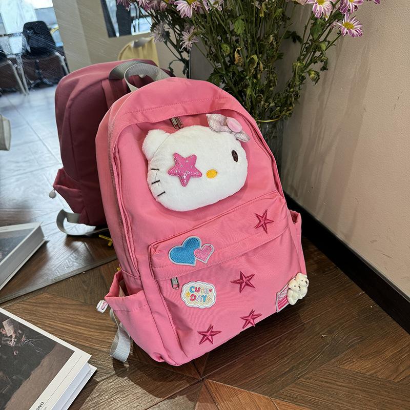 New soft girl campus schoolbag cartoon cute sweet wind girl school Japanese ins female KT cat student backpack tide
