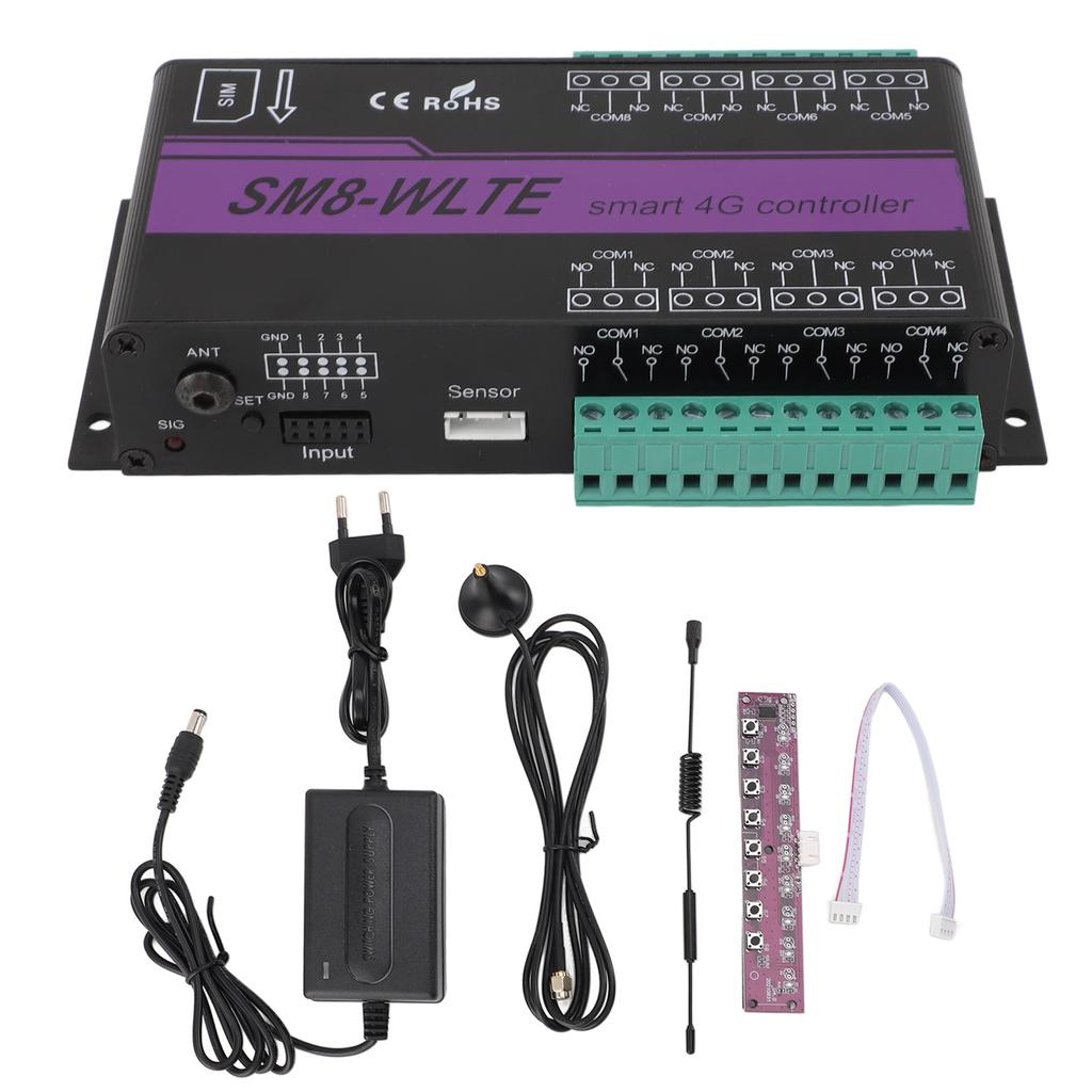 8 kanal 4G SMS Alarm Controller 4G Handy Access Controller APP WEB Stromausfall Alarm EU P