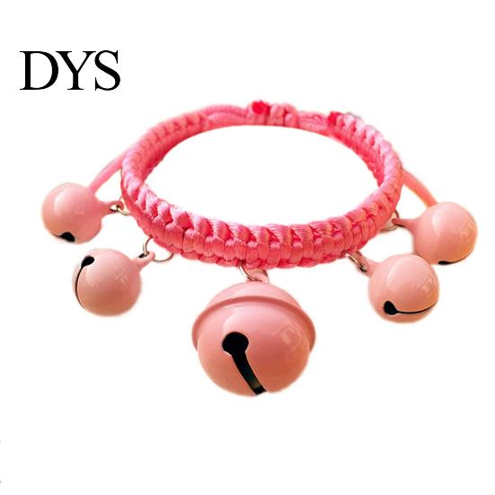Cute Fashion Adjustable Nylon Dog Puppy Big Bells Collar Necklace Pet Supply