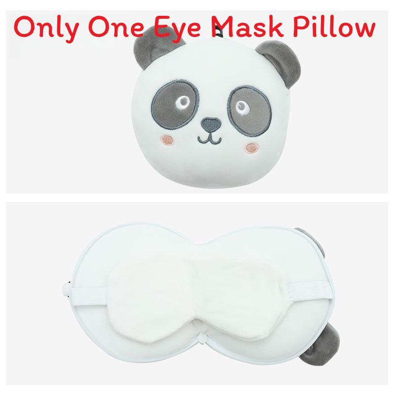 Cute Cartoon Ushaped Pillow With Water Crystal Fabric For Home And Travel