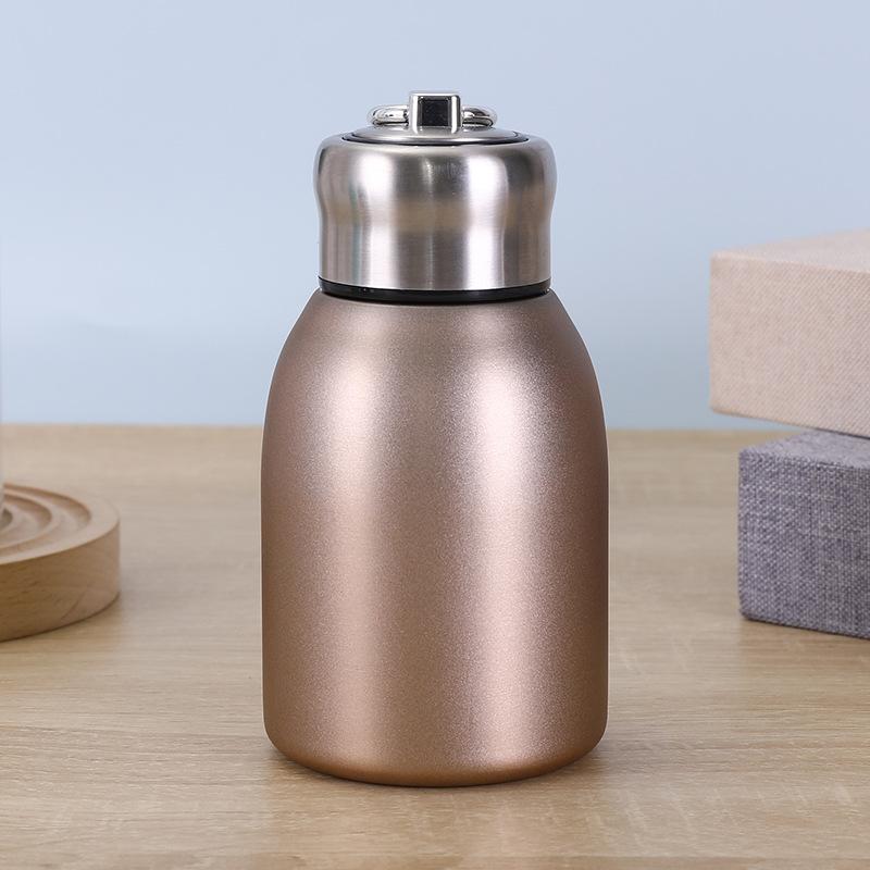Mini 316 Stainless Steel Small Pangding Thermos Cup High Value with Carry Ring Portable Pocket Cup Outdoor Vacuum Water Cup