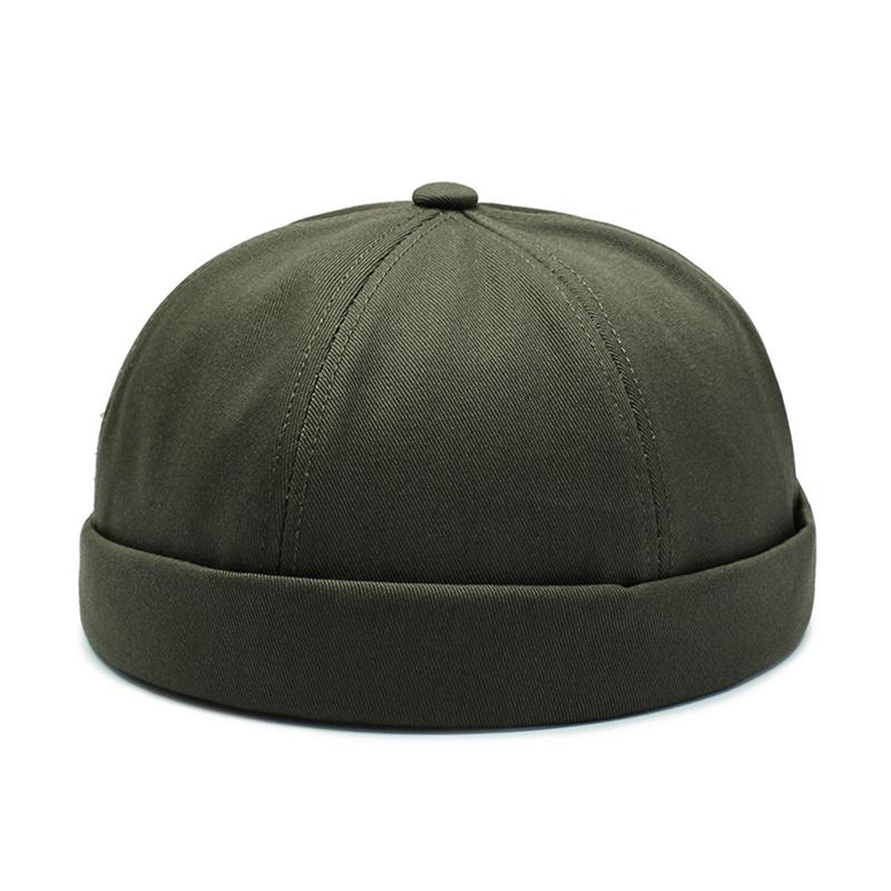 Beanie Männer Frauen Retro Brimless Tragbare Verstellbare Schädeldecke Hip Hop Hut Schädel Kappe