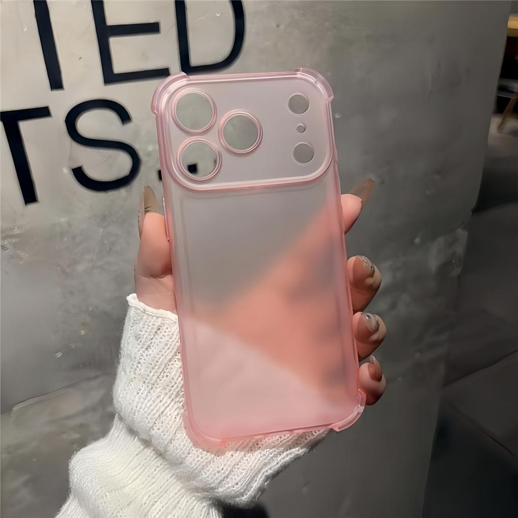 Translucent Shockproof Silicone Phone Case for iPhone 17 ProMax Pro Air 16 Plus 16e 15 14 13 Mini 12 11 XS Max XR X/XS 7Plus/8Plus 7/8 Cover