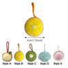 Sac en Maille Pliable Forme Fruit pour Fruits Sac de Rangement pour Petits Objets Porte-Gobelet Accessoire pour Tasse