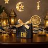 10Pcs Multicolor Eid and Ramadan Gift Boxes Star/Moon Portable Ramadan Gift Box Simple DIY Eid Gift Box Muslim Family Gathering
