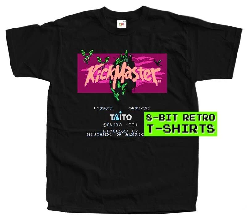 Kick Master Start Screen 8 BIT NES GAME MEN T SHIRT All sizes S-5XL 100% COTTON 2XL