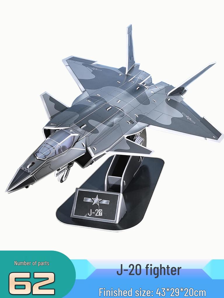 Fujian Aircraft Carrier 3D Puzzle Warship - Handmade Educational Toy