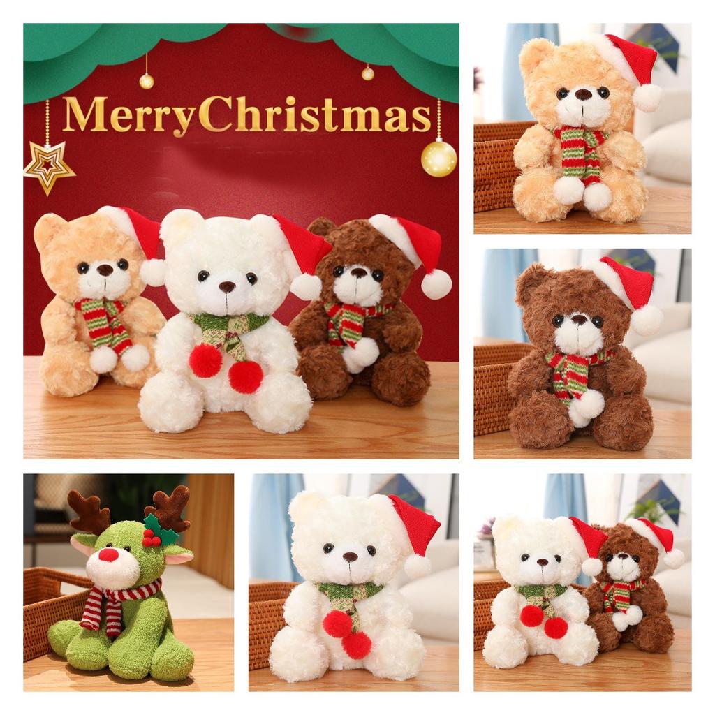 Bear Teddy Christmas Plush Toys Animals Birthday Baby Shower Girl Decoration Boy