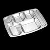 Stainless Steel Divided Lunch Tray