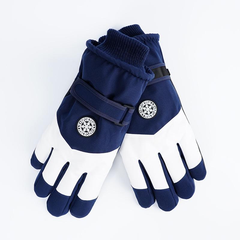 Men's Windproof Winter Ski Gloves: Warm, Thickened, Water-Repellent, Ideal for Cycling and Outdoor Use