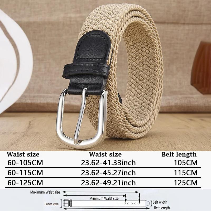Мужской эластичный ремень, эластичный женский пояс, модный пояс высокого качества, женский трендовый рабочий коричневый пояс DT115 100cm