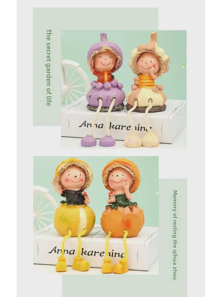 Pouting Pear Couple Hanging Ornament - Pastoral Home Décor Gift Series