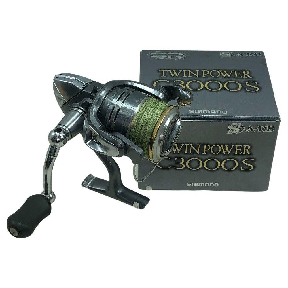 Used SHIMANO spinning reel 08 Twin Power C3000S with replacement spool 02236
