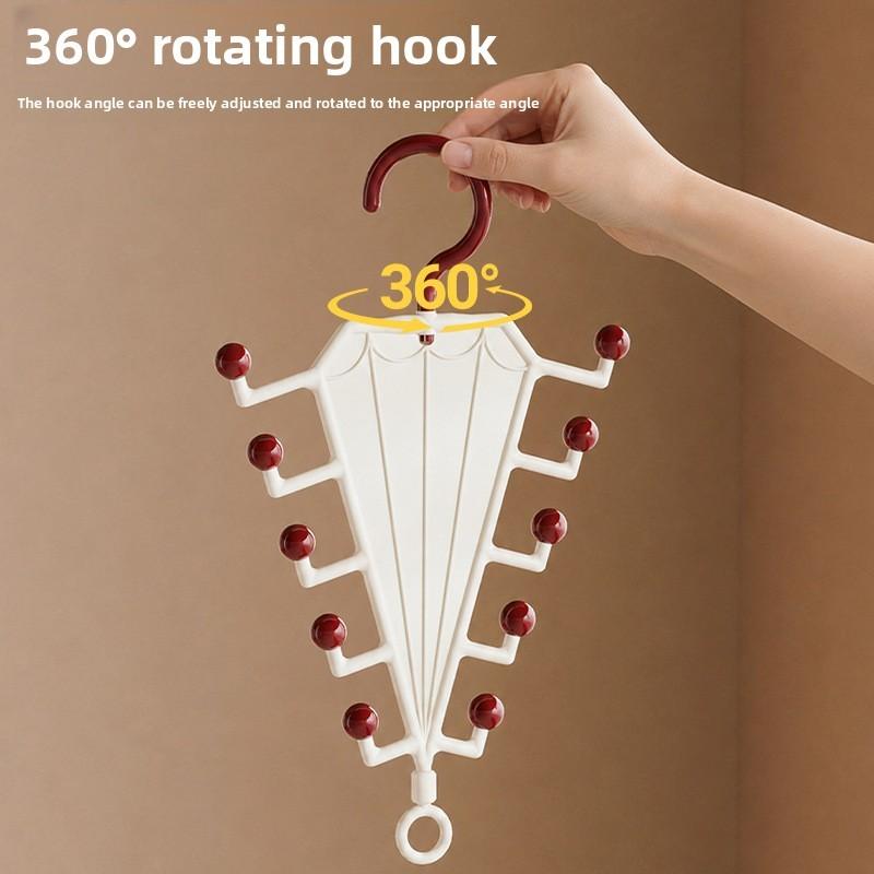 Multihook Plastic Clothes Hanger For Bedroom Closet Storage Organizer With High Load Capacity