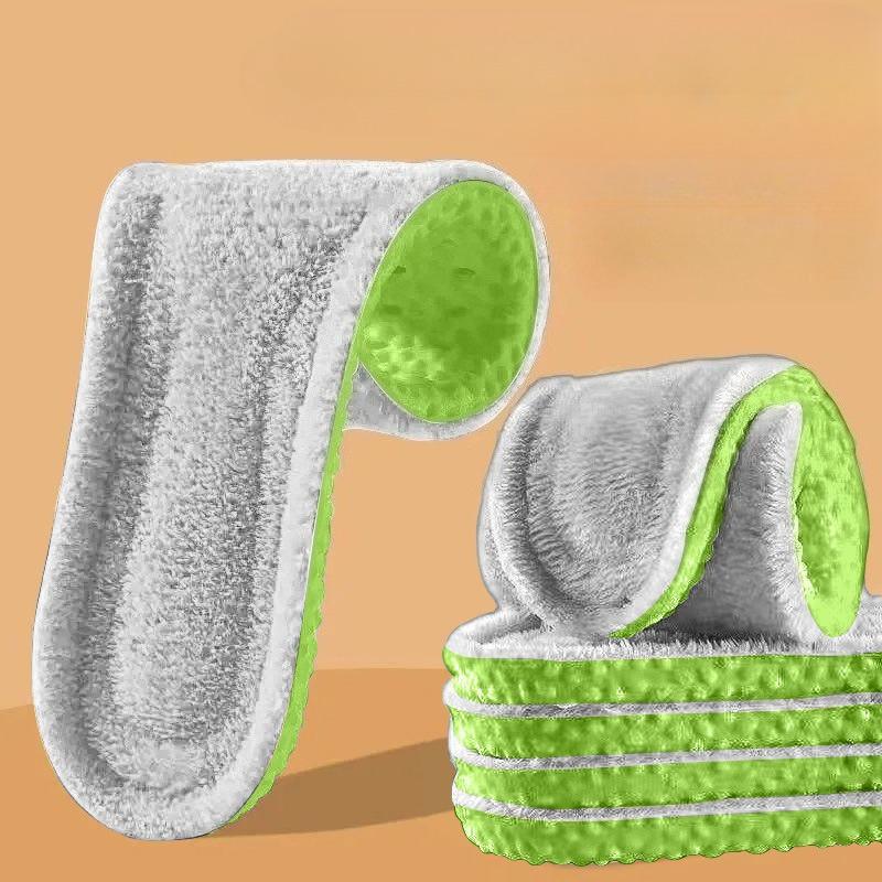 

1 пара Зимние Теплые Стельки Женские Мужские Утолщенные Подушечки для Обуви Унисекс Спортивные Вставки для Ботинок Подкладка 45-46 серый/зелёный